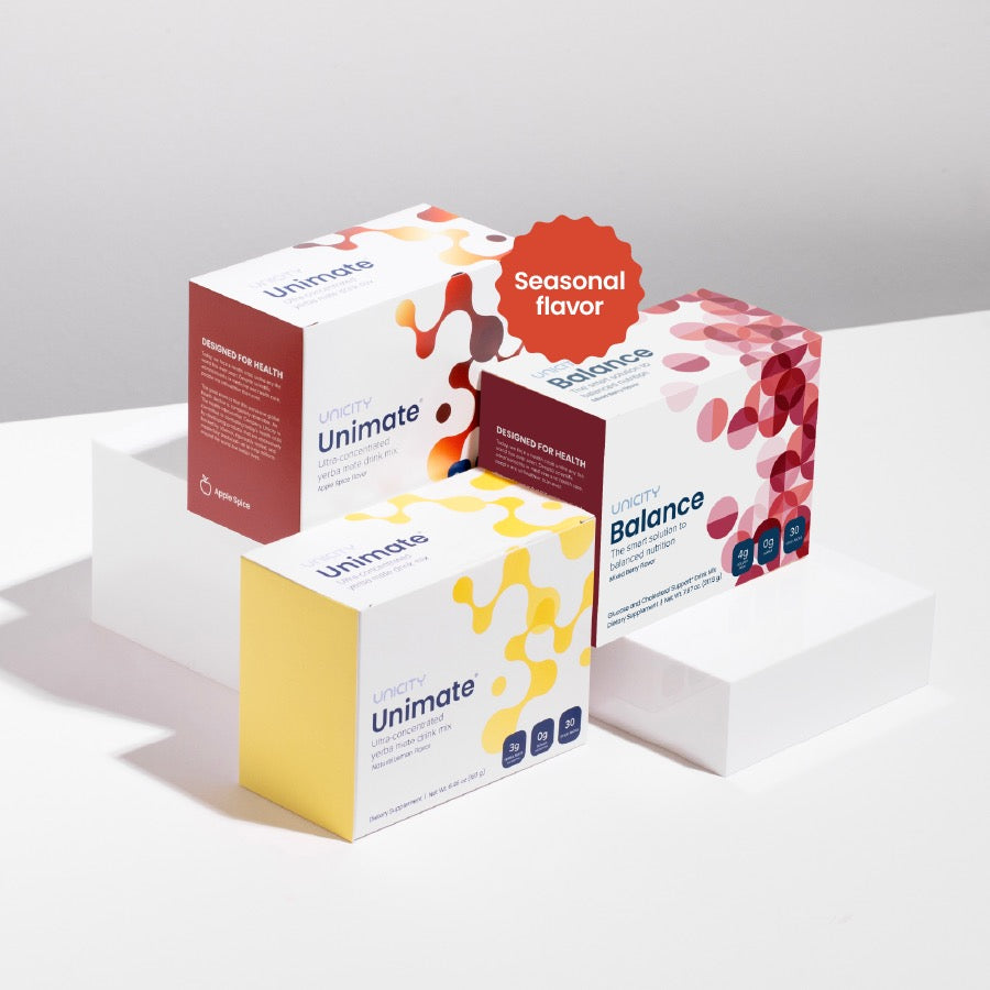 Feel Great Apple Spice/Natural Lemon Unimate Mixed Berry Balance