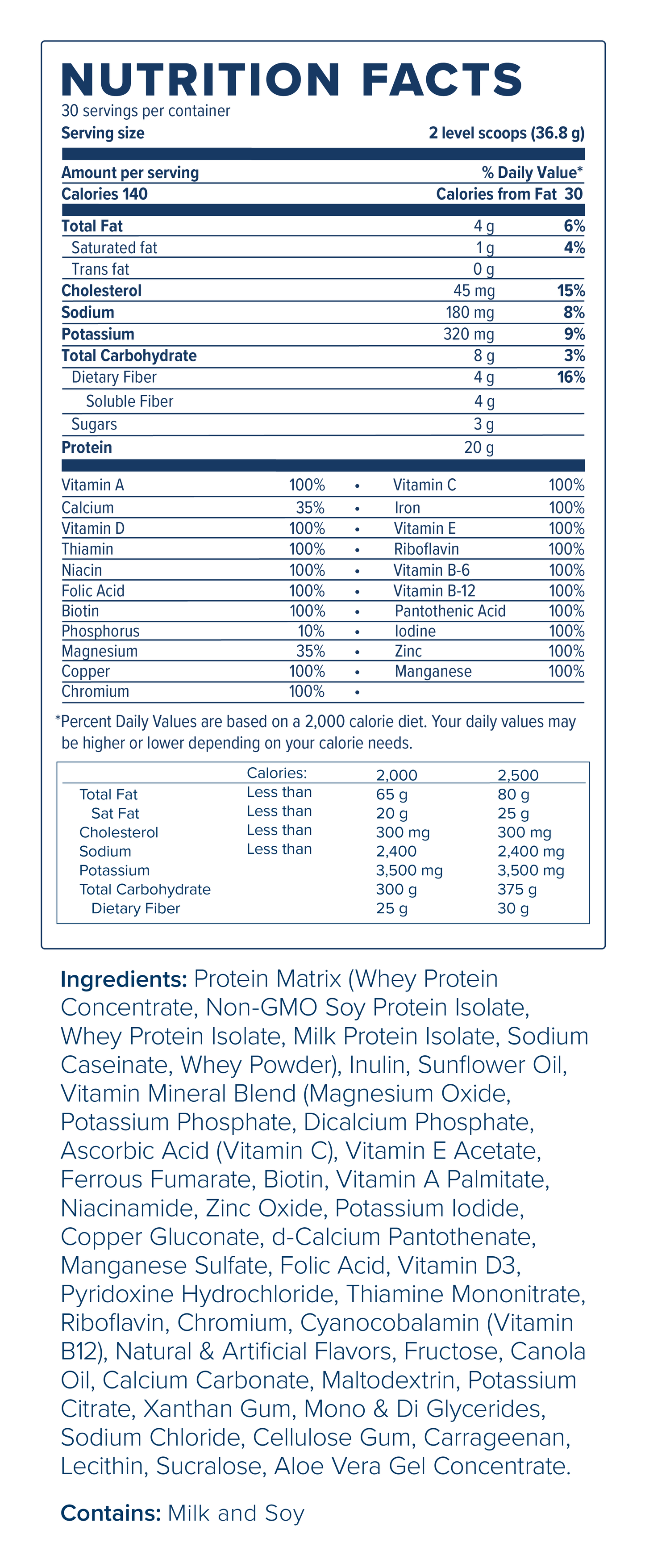 Complete Vanilla Meal Replacement