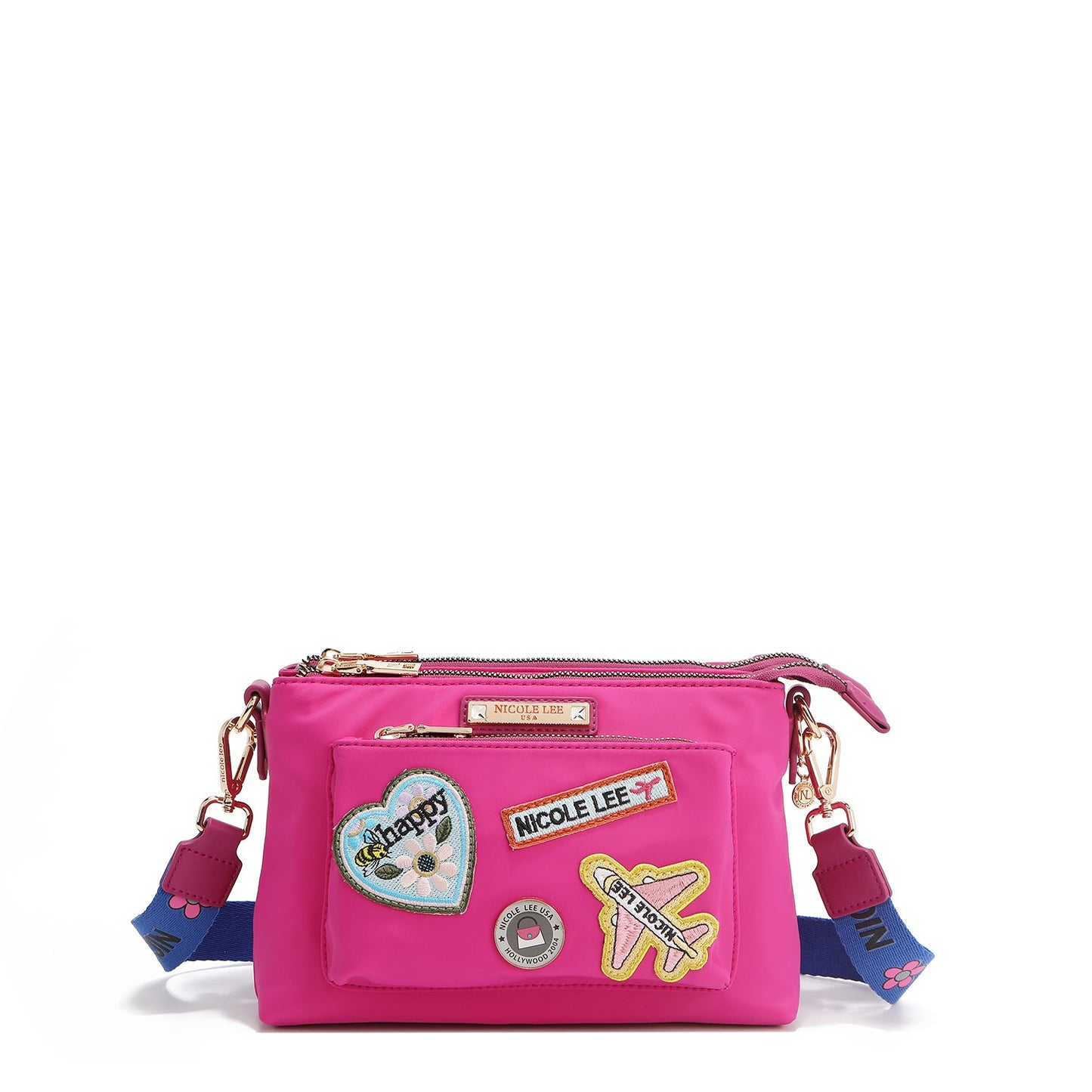 COLOR PATCH ACCORDION CROSSBODY