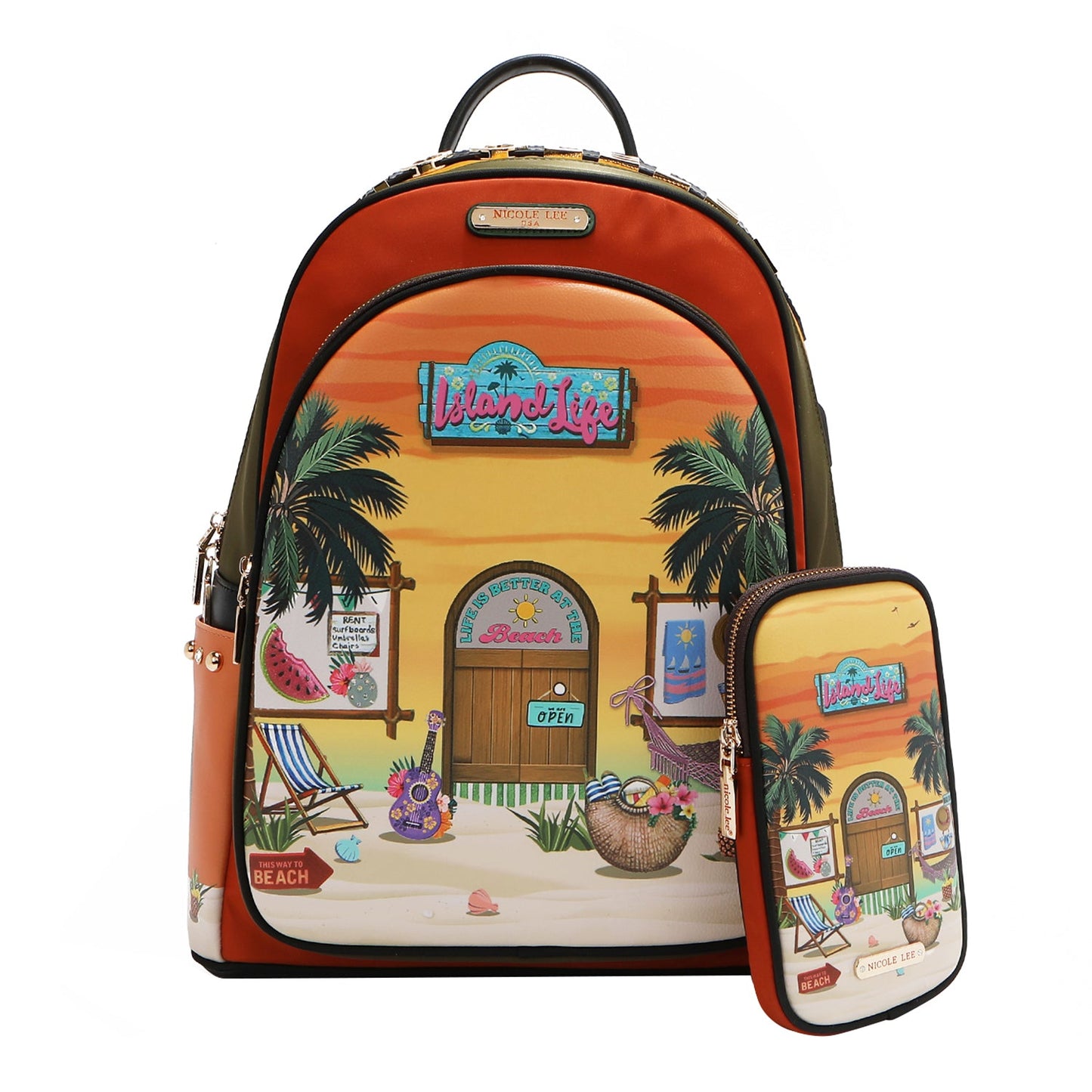 NL LAPTOP BACKPACK WITH USB CHARGING PORT