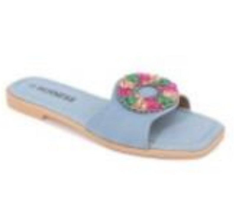 Denim Sandals with Ringtone