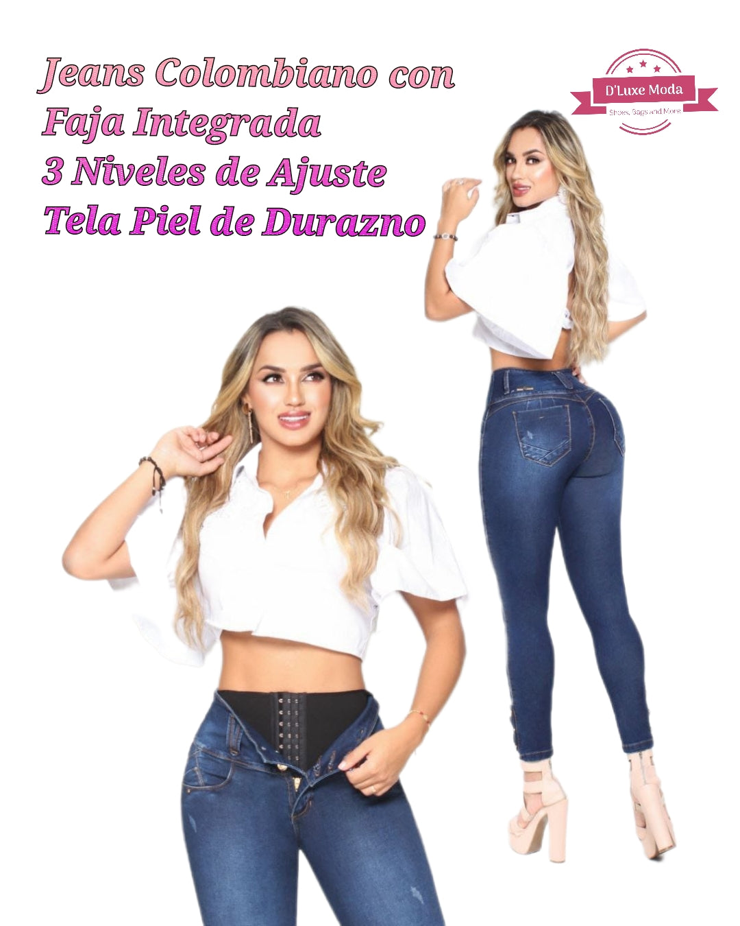 Colombian Booty Shaper Dark Jeans