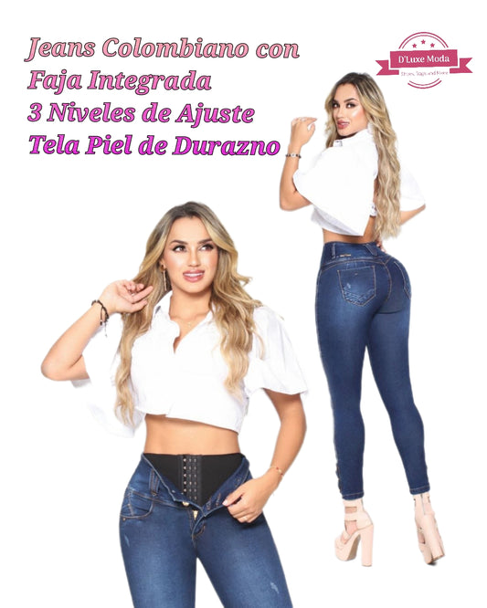 Colombian Booty Shaper Dark Jeans