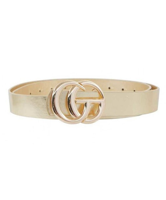 Gold GO Buckle Belts