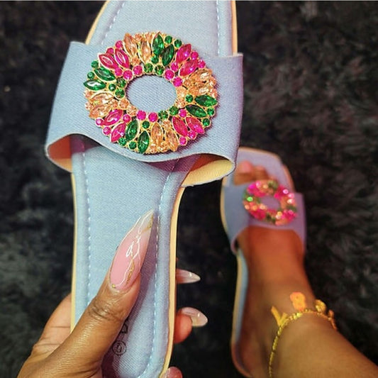 Denim Sandals with Ringtone