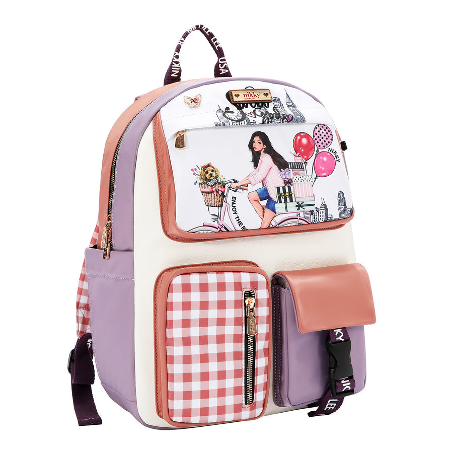 MULTI-POCKET FASHION BACKPACK SWEET GIRL