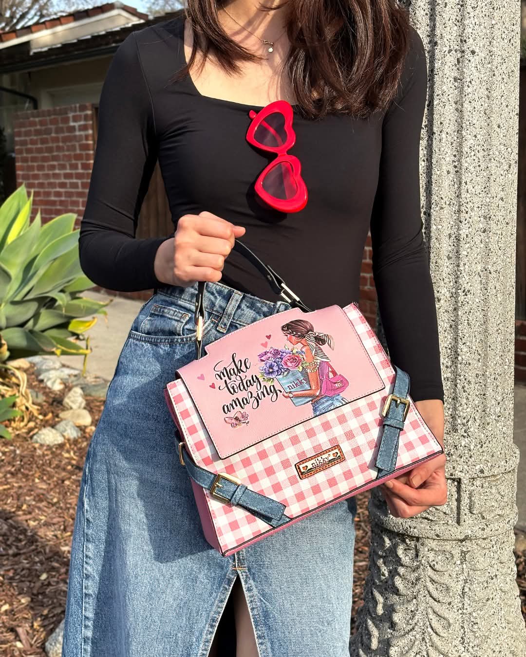 FLOWER DAY SATCHEL BAG