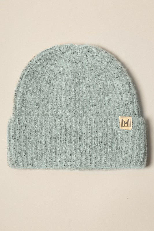 Soft Basic Ribbed Knit Cuff Beanie Hat