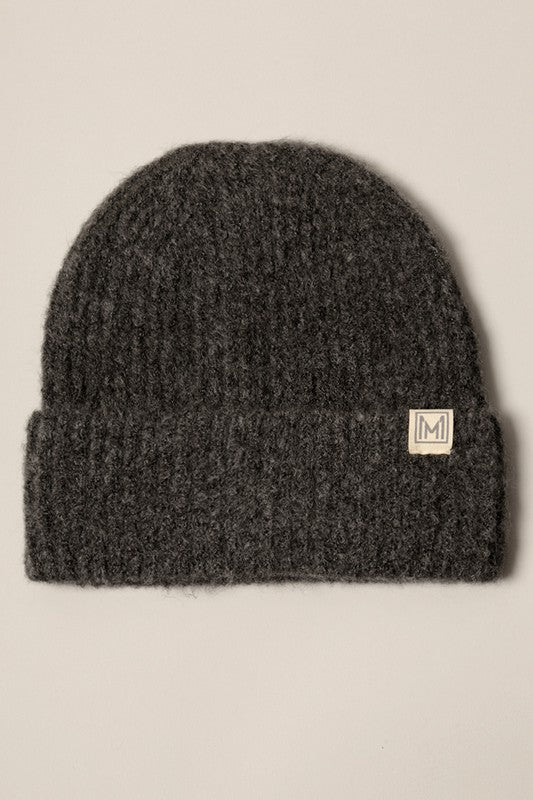 Soft Basic Ribbed Knit Cuff Beanie Hat