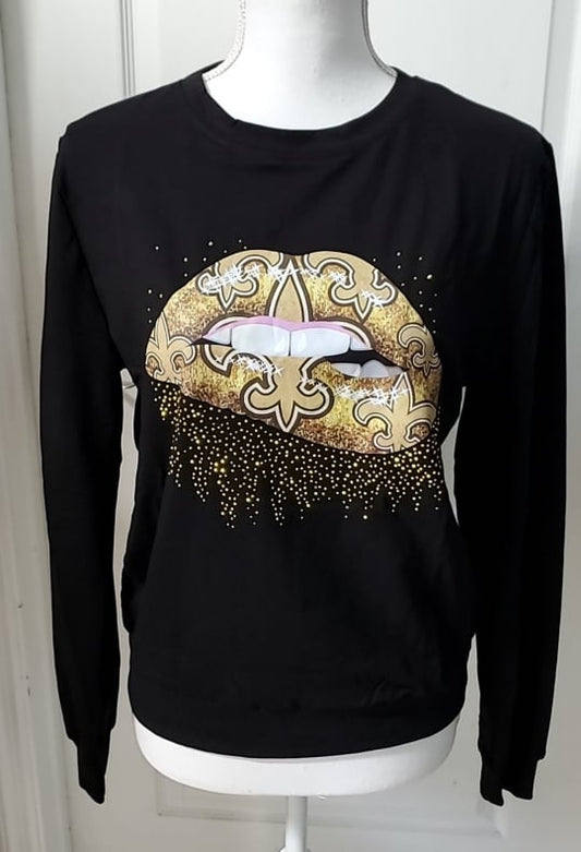 Long Sleeve Lip Shirts