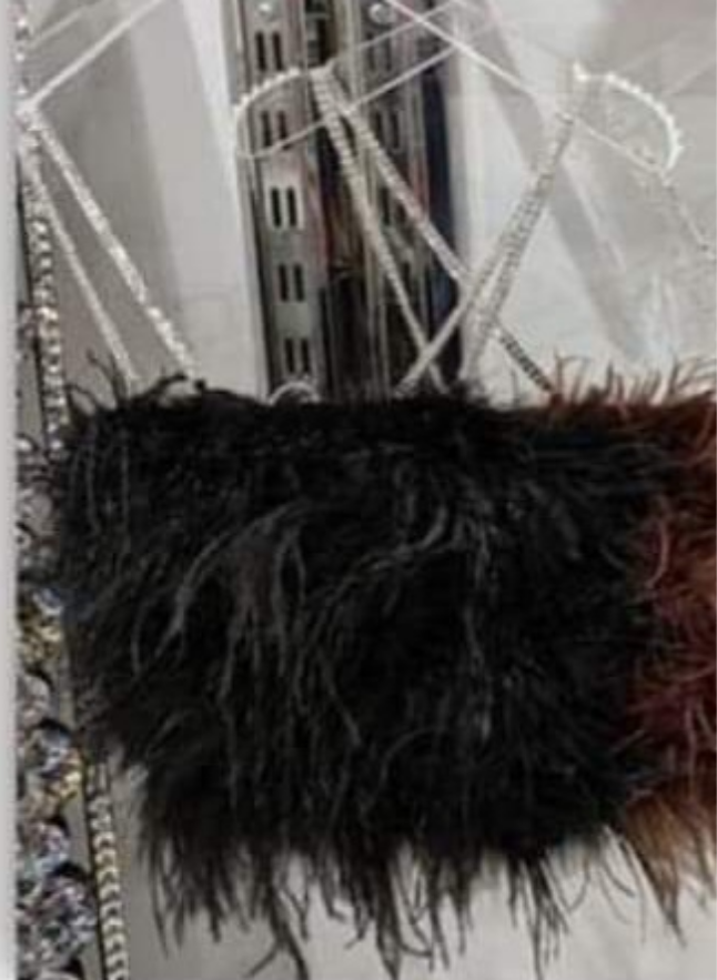 Top with feather details