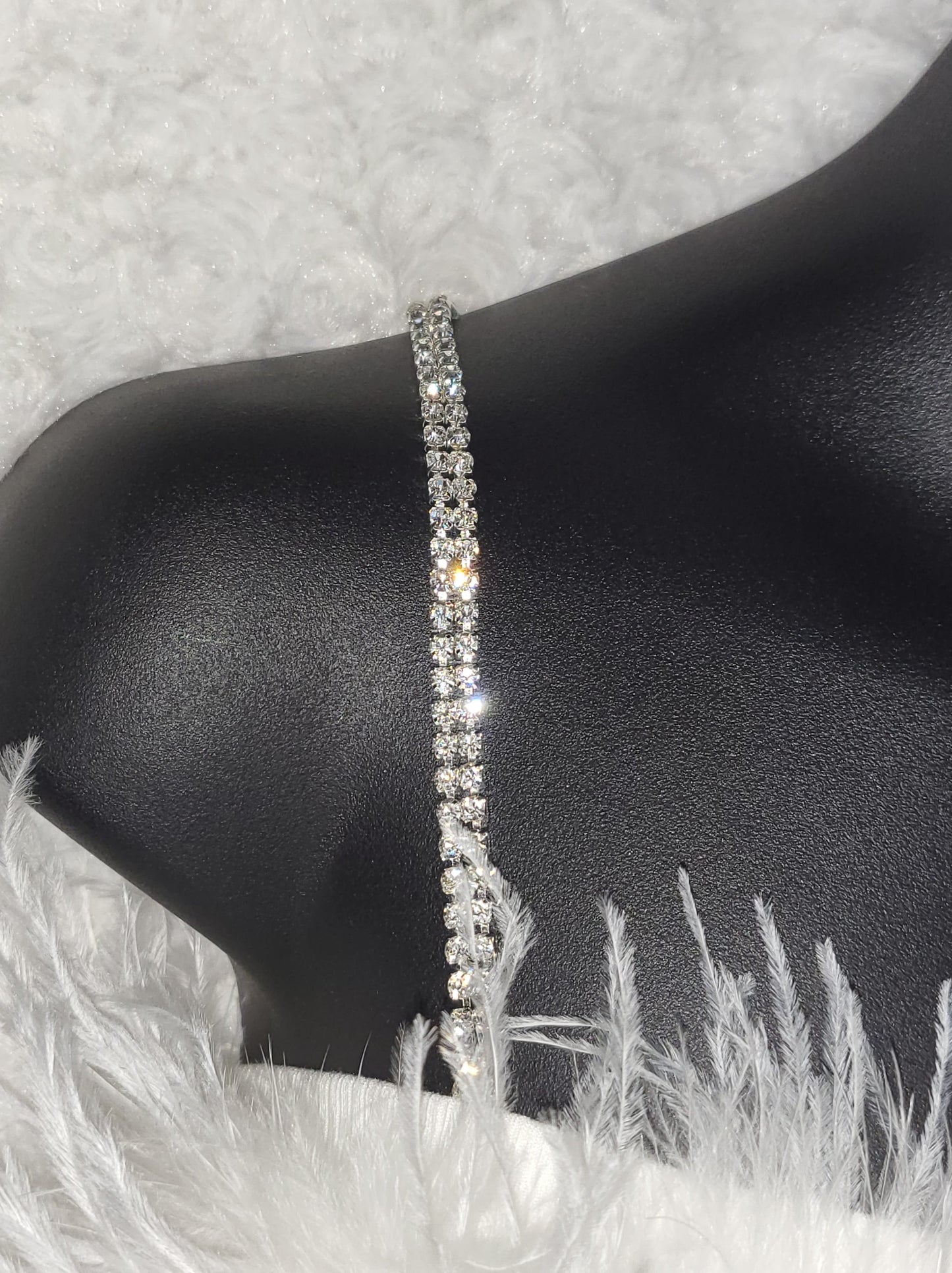 Top with feather details