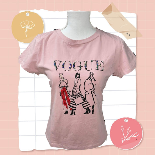 T Shirt Fashion Girl Pink