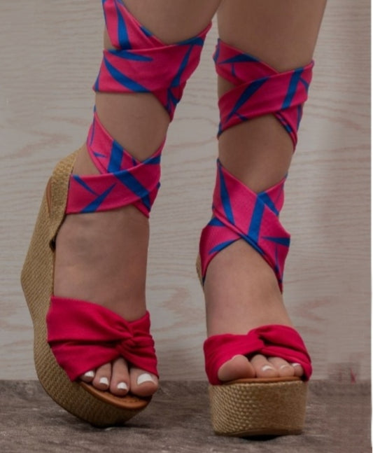 Wedge Fuschia Mara 14