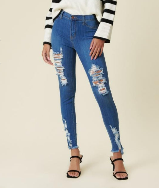 Vibrant Wild Side Skinny Jeans