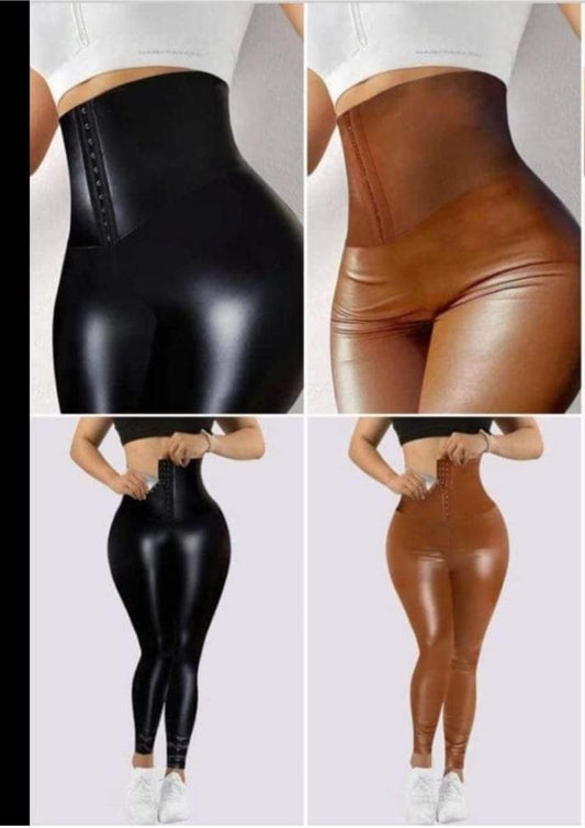 Leather Leggins Shapewear